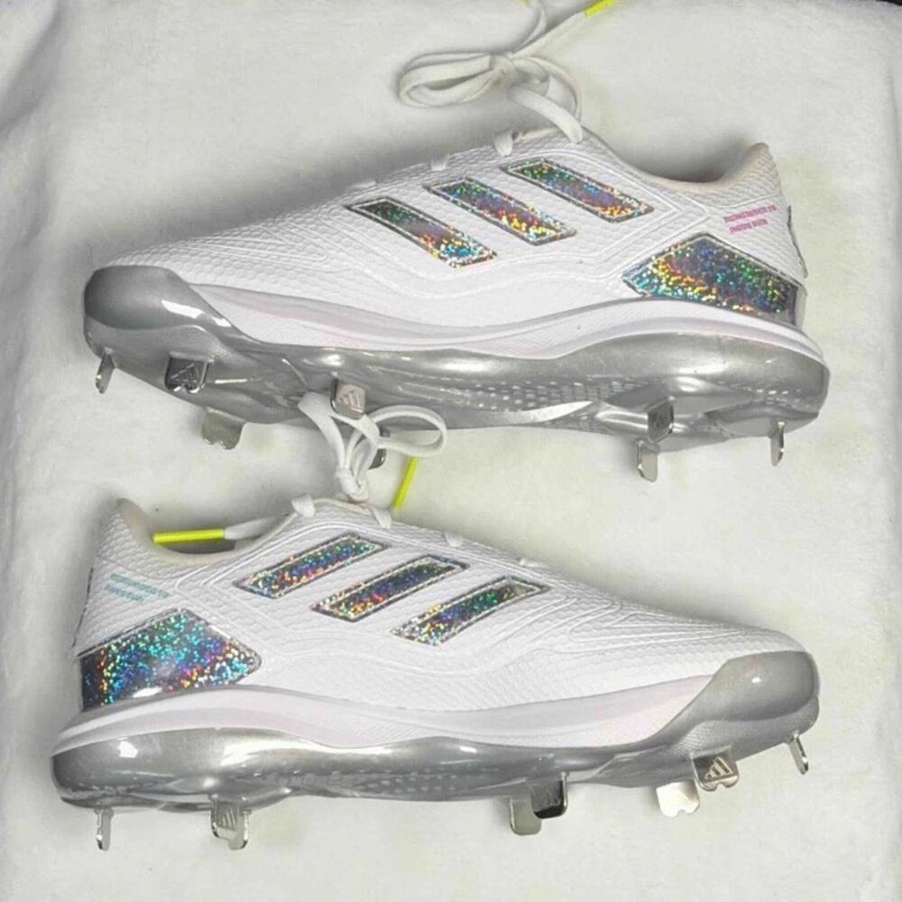 Adidas Adizero PureHustle 3 “Sis Bates” Cleats – ID1664 – Women’s Size 8 - Picture 4 of 10